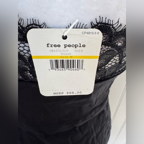 NWT Free People Premonitions Body Con Dress ~ Black ~Medium 🔥 - Picture 10 of 10